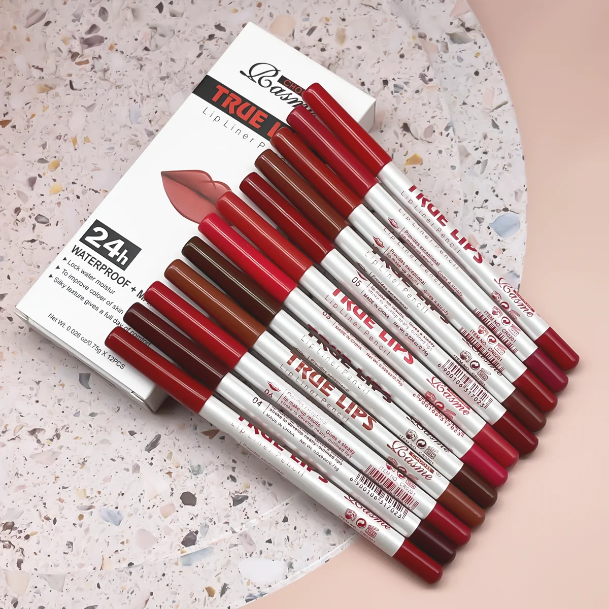 Set de 12 Labiales de Larga Duración con Perfilador Profesional y Gloss Mate - Imagen 7
