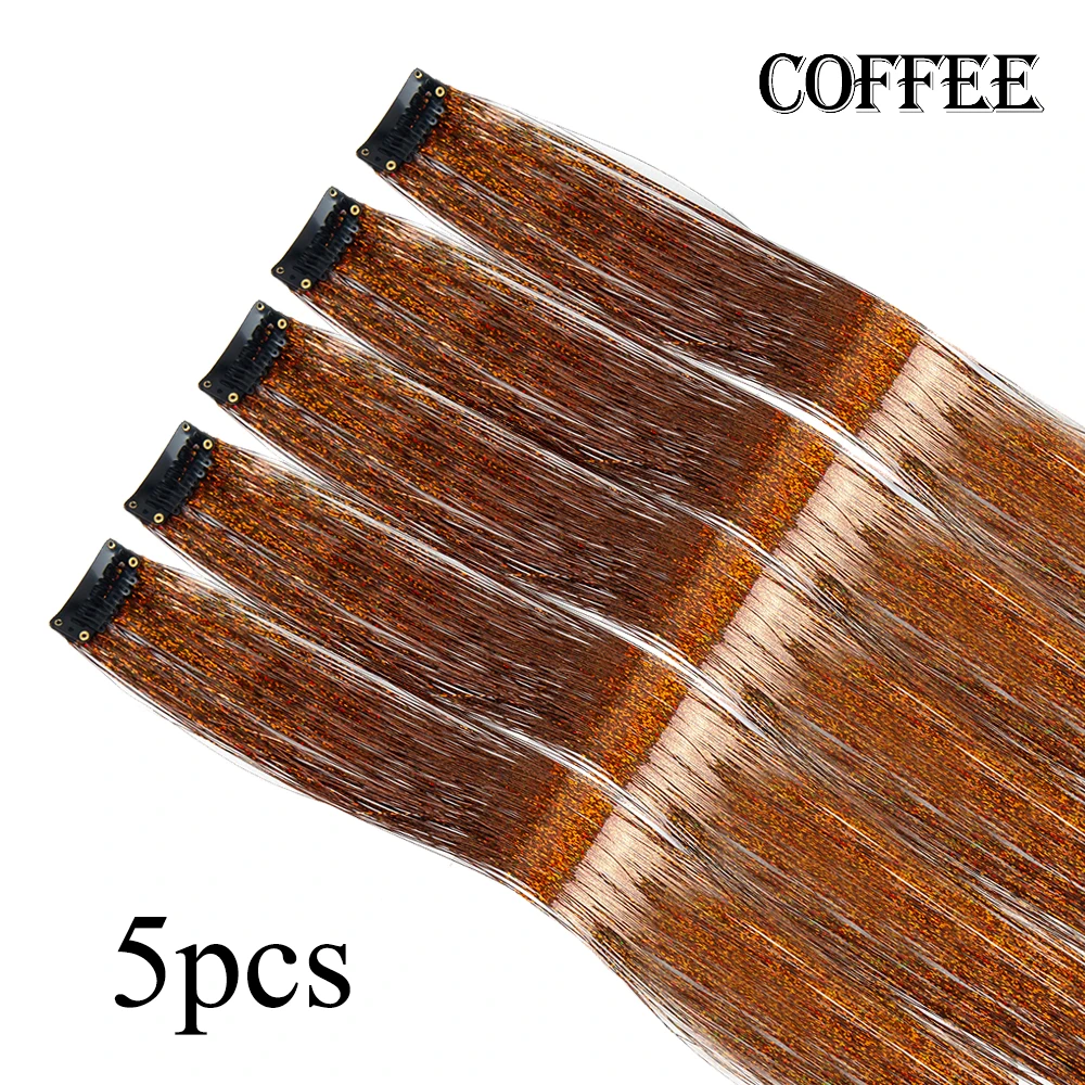 Kit de extensiones de cabello con brillo Hair Tinsel AliLeader (5 piezas) - Imagen 9