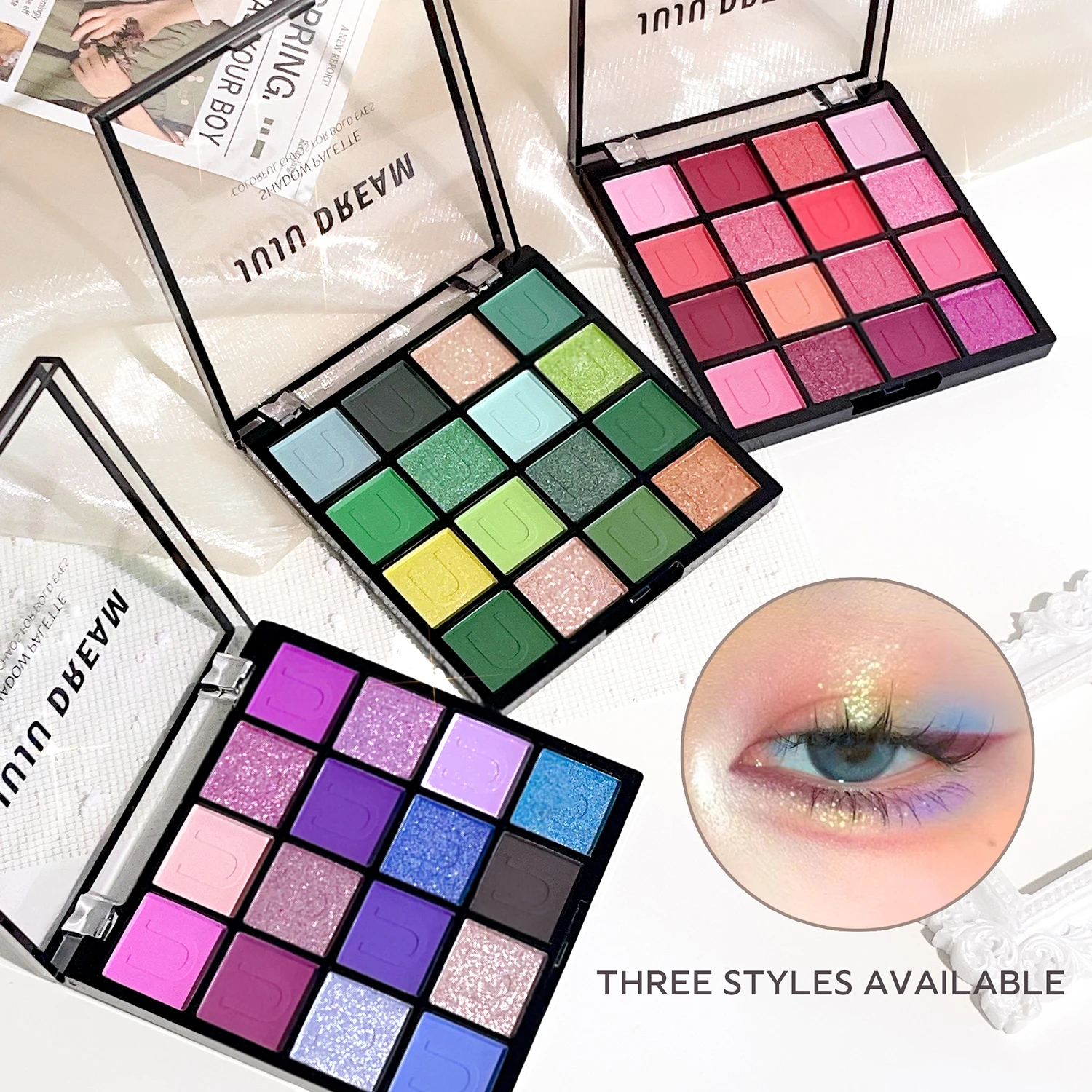 Paleta de Sombras de Ojos JUJU Dream: Brillo y Duración