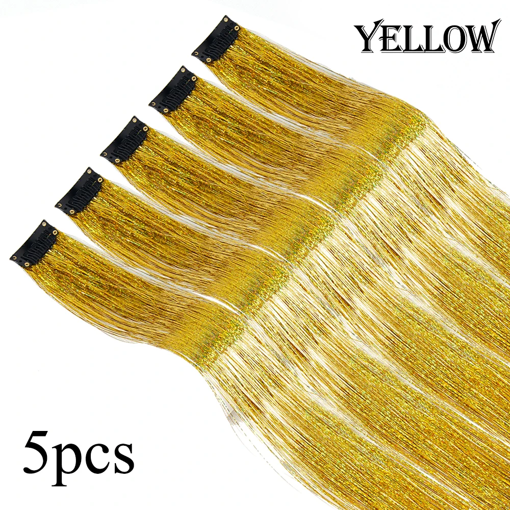 Kit de extensiones de cabello con brillo Hair Tinsel AliLeader (5 piezas) - Imagen 20