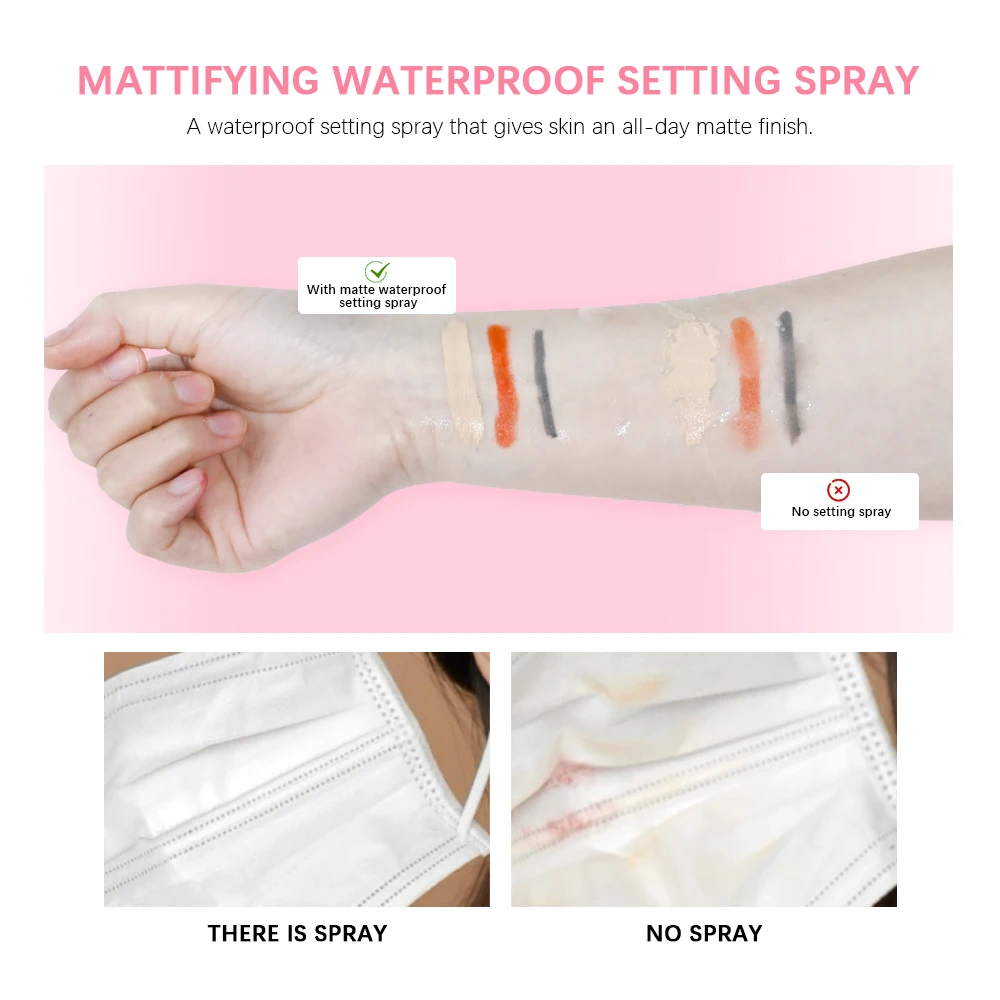Spray Fijador Matificante e Impermeable de Lakerain - Imagen 4