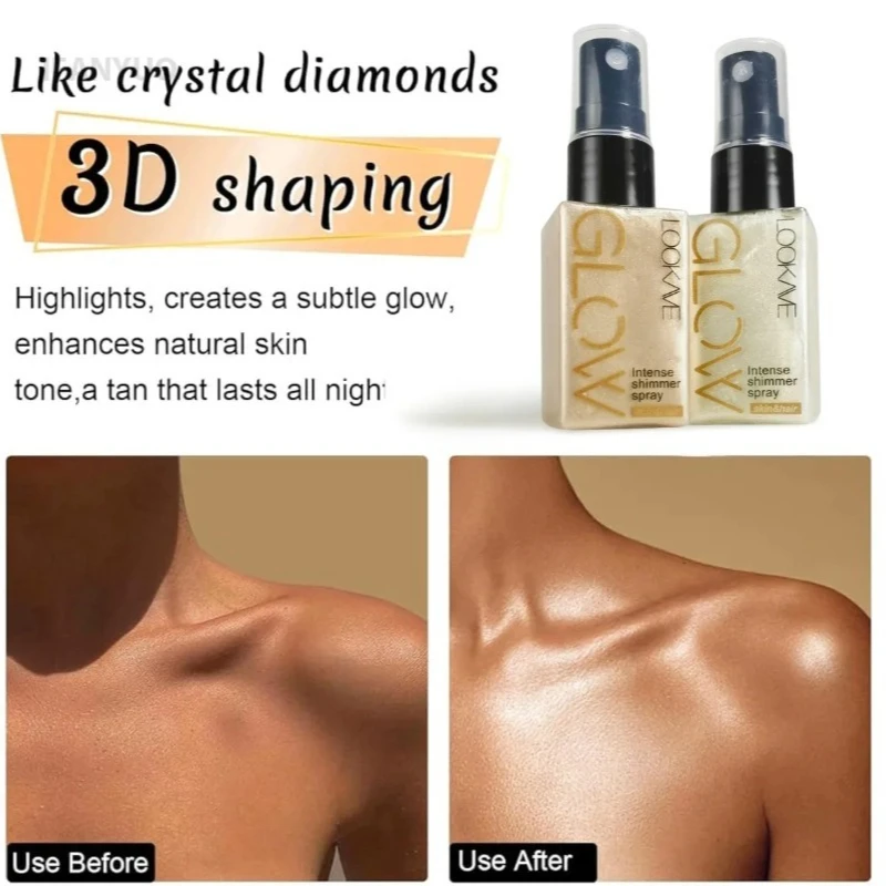 Pearlescent Glitter Shimmer Spray - Imagen 5
