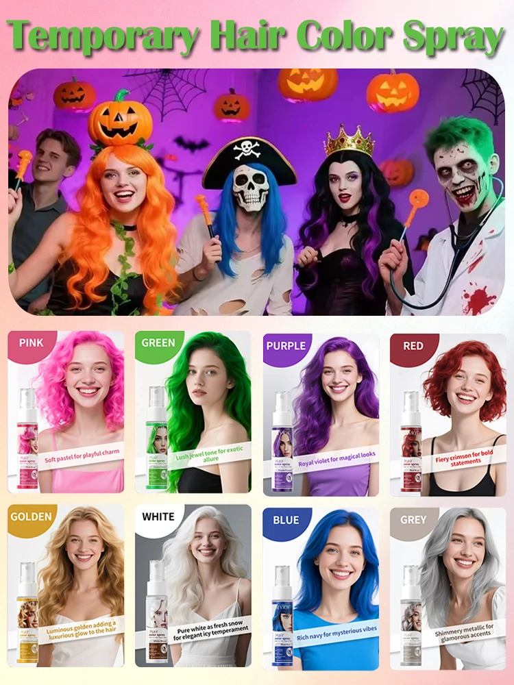 Spray de Color Temporal para Cabello Sevich 30 ml - Imagen 5