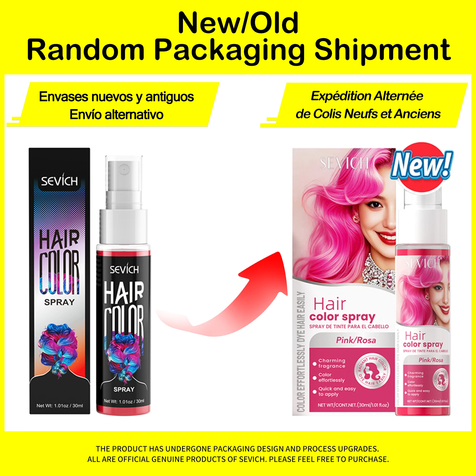 Spray de Color Temporal para Cabello Sevich 30 ml - Imagen 8