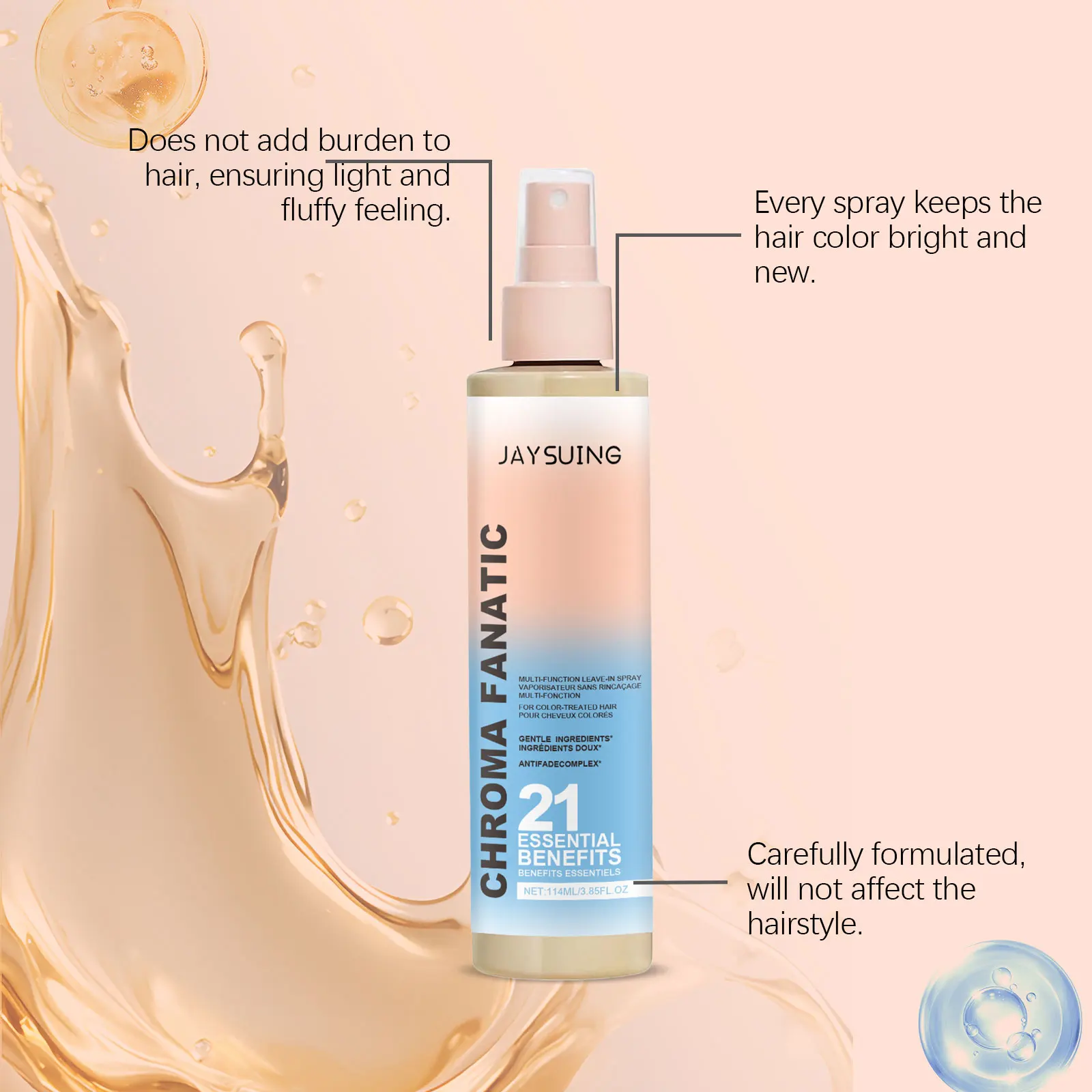 Spray Hidratante Jaysuing para Cuidado del Cabello y Cuero Cabelludo - Imagen 4