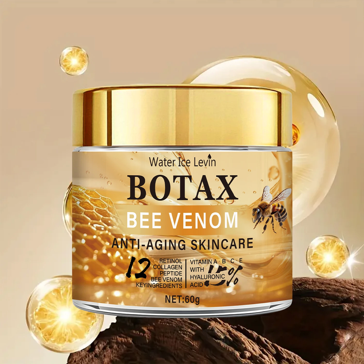 Crema Bee Venom Botax con retinol y ácido hialurónico - Imagen 3