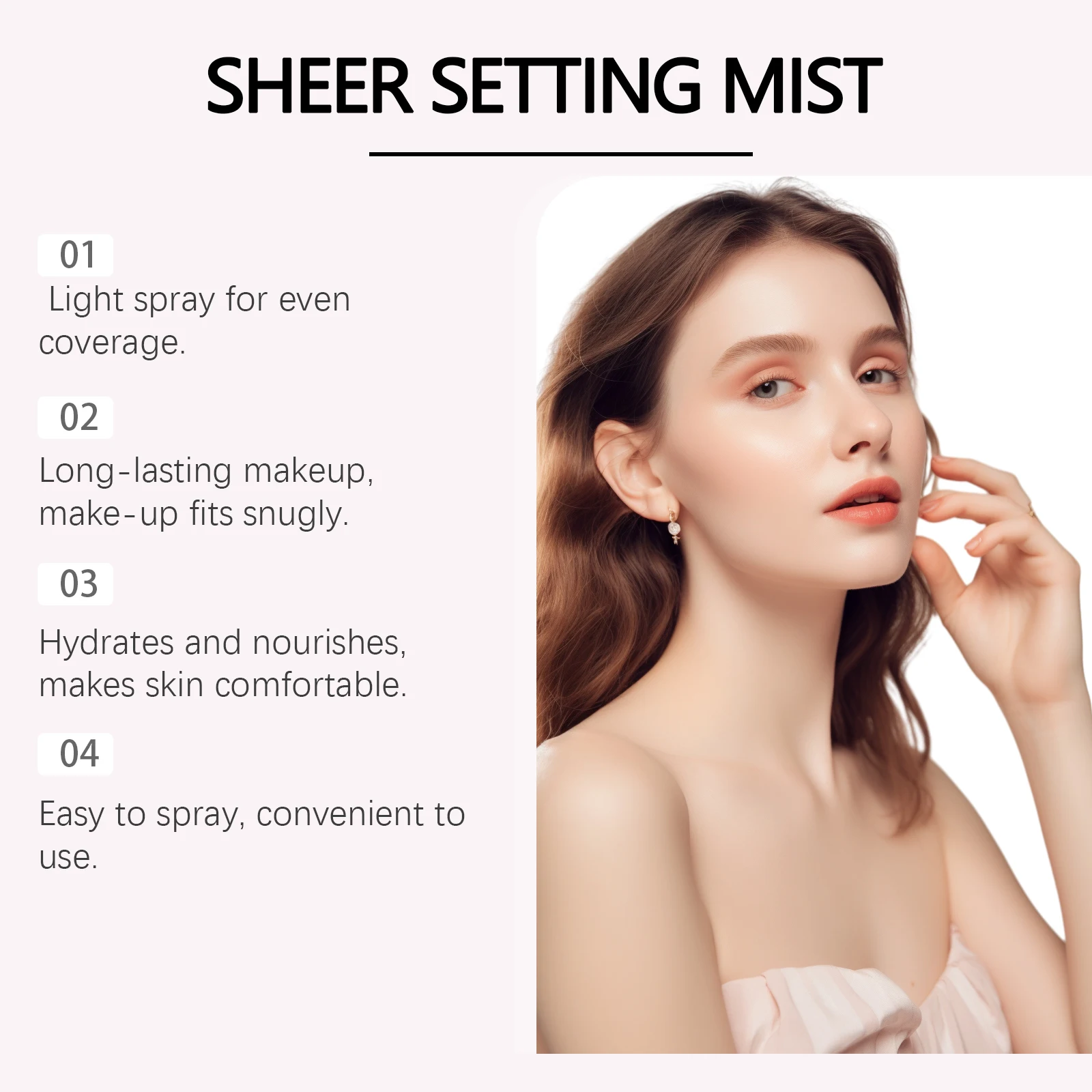 Hoygi SPF50+ Setting Spray Oil Control - Imagen 4