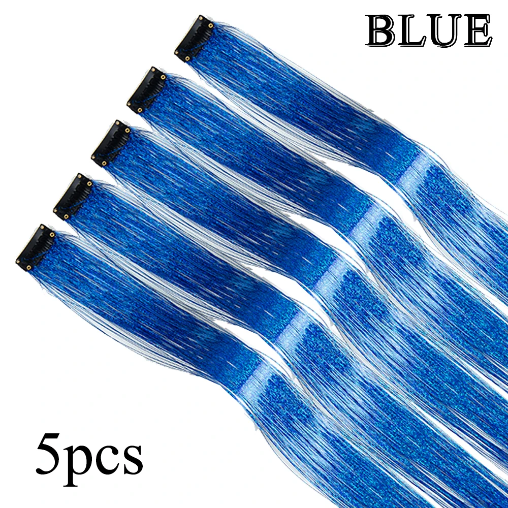 Kit de extensiones de cabello con brillo Hair Tinsel AliLeader (5 piezas) - Imagen 7