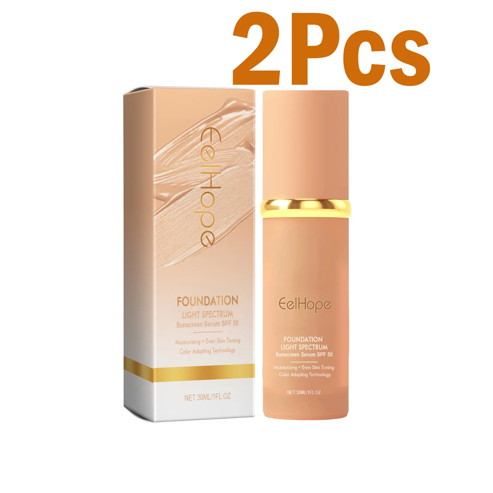 Base de Maquillaje Color Changing 4 en 1 Eelhope SPF 50 - Imagen 10