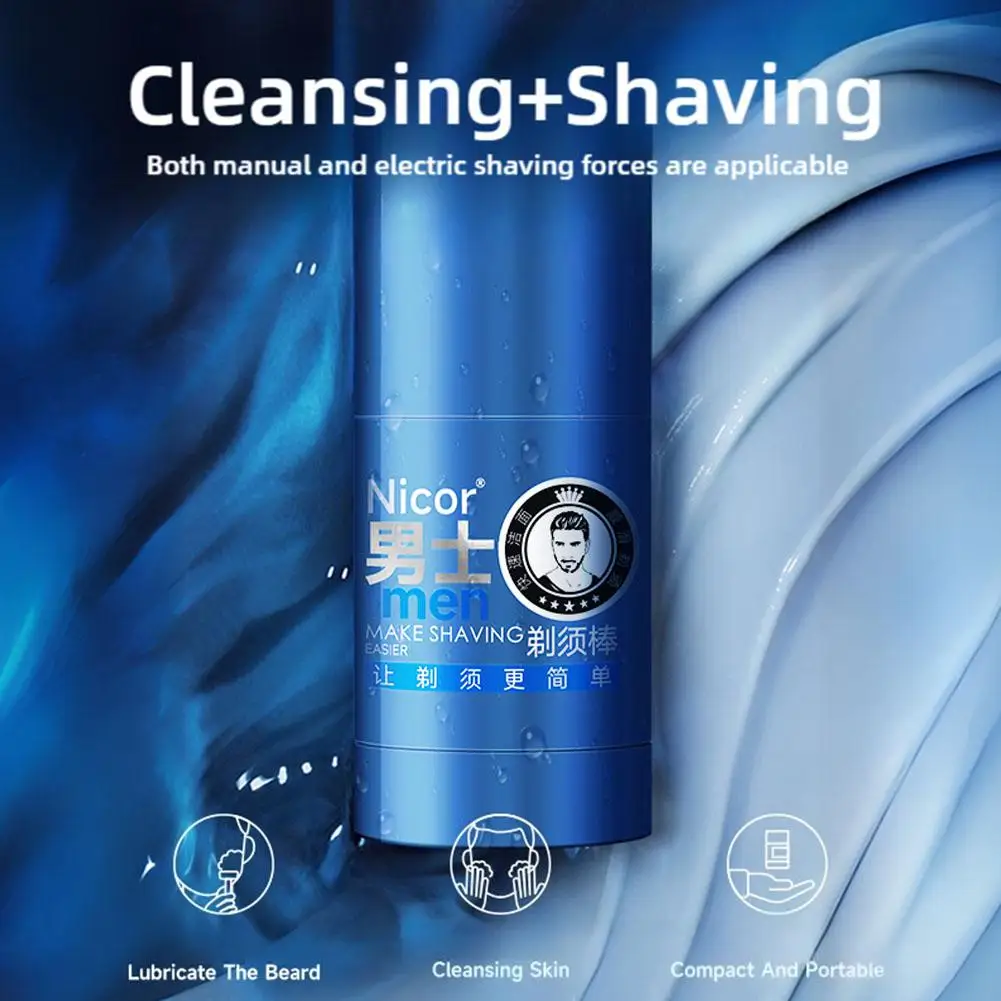 Men’s Shaving Cream Stick Mint Scent - Imagen 4