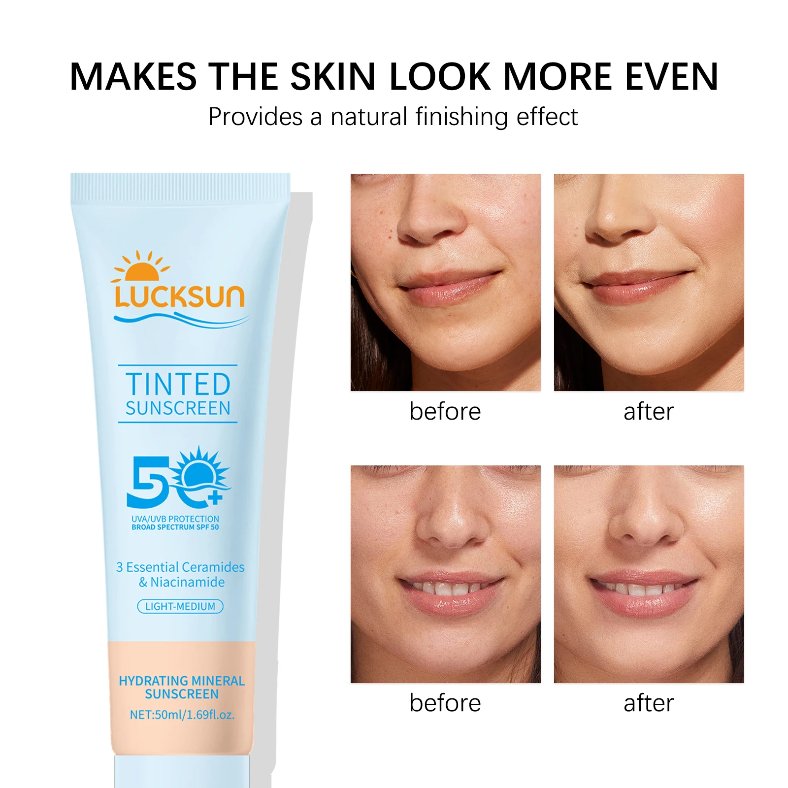 LUCKSUN protector solar SPF 50 - Imagen 3
