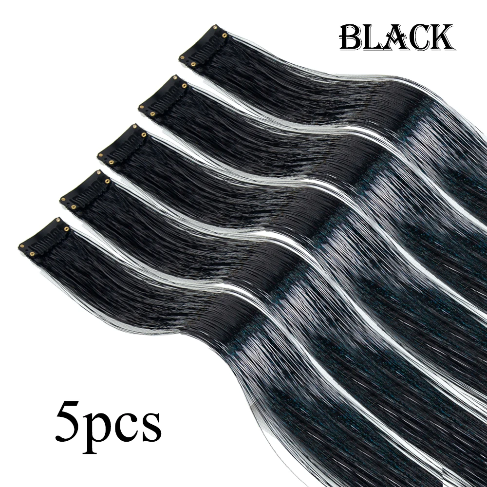 Kit de extensiones de cabello con brillo Hair Tinsel AliLeader (5 piezas) - Imagen 19