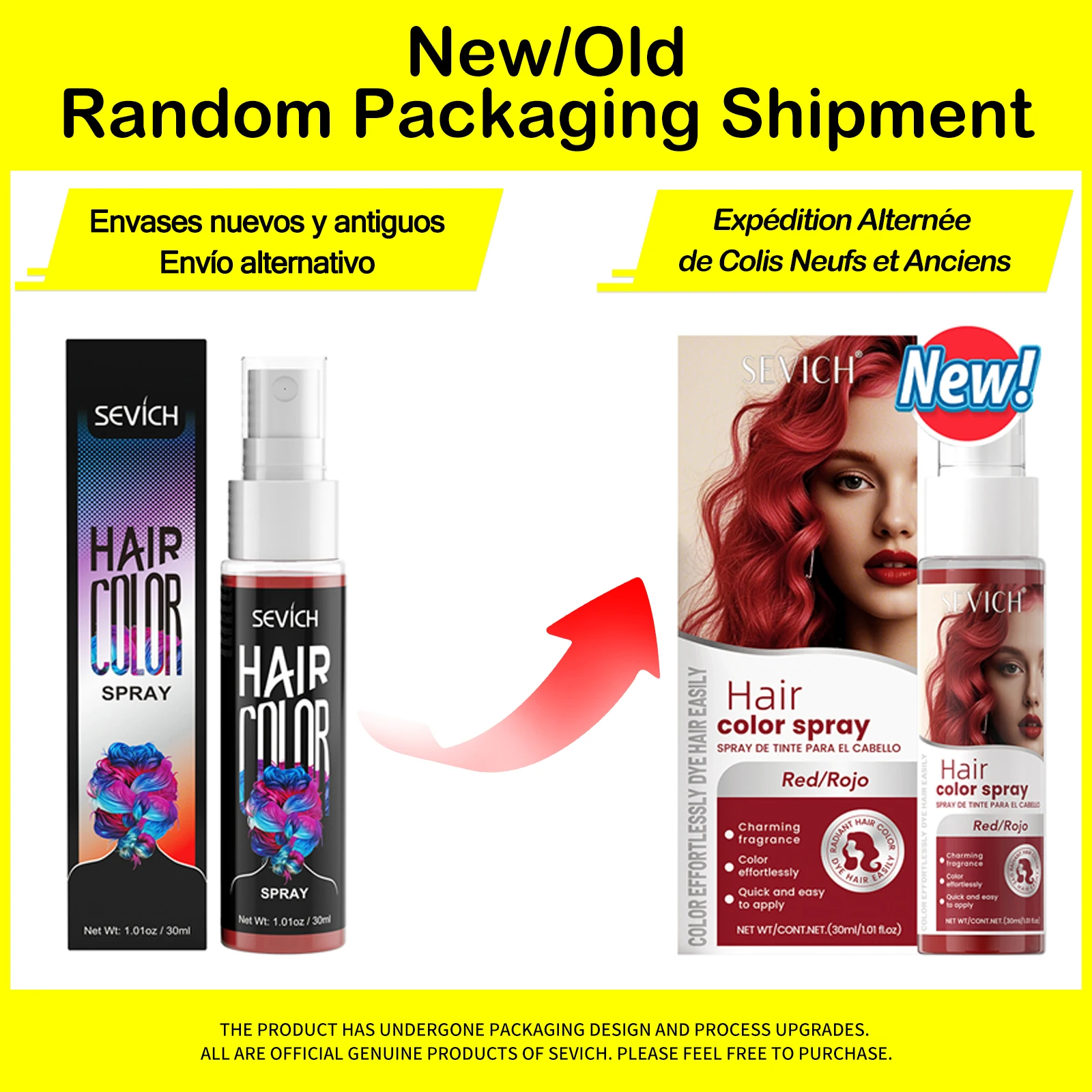 Spray de Color Temporal para Cabello Sevich 30 ml - Imagen 14