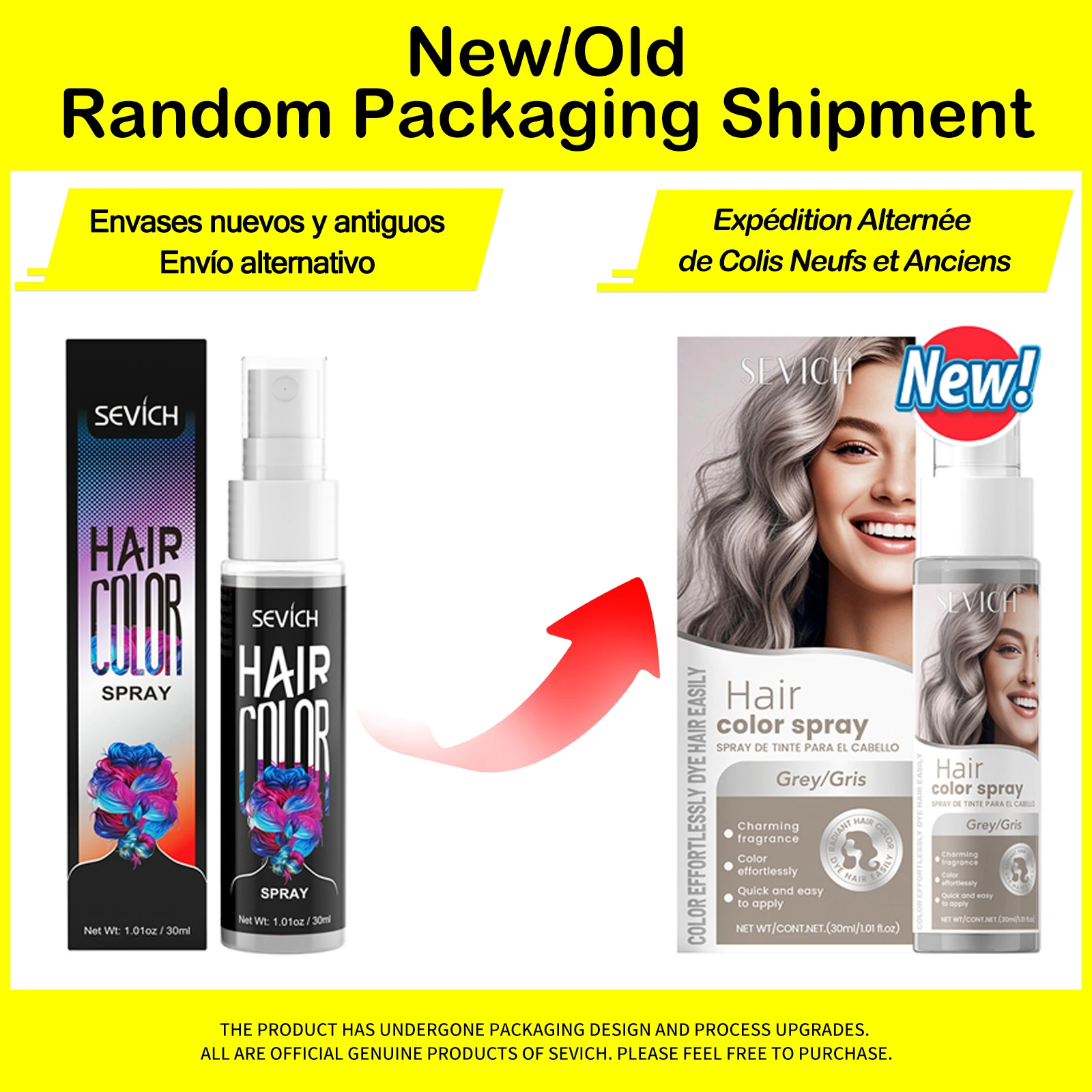 Spray de Color Temporal para Cabello Sevich 30 ml - Imagen 12