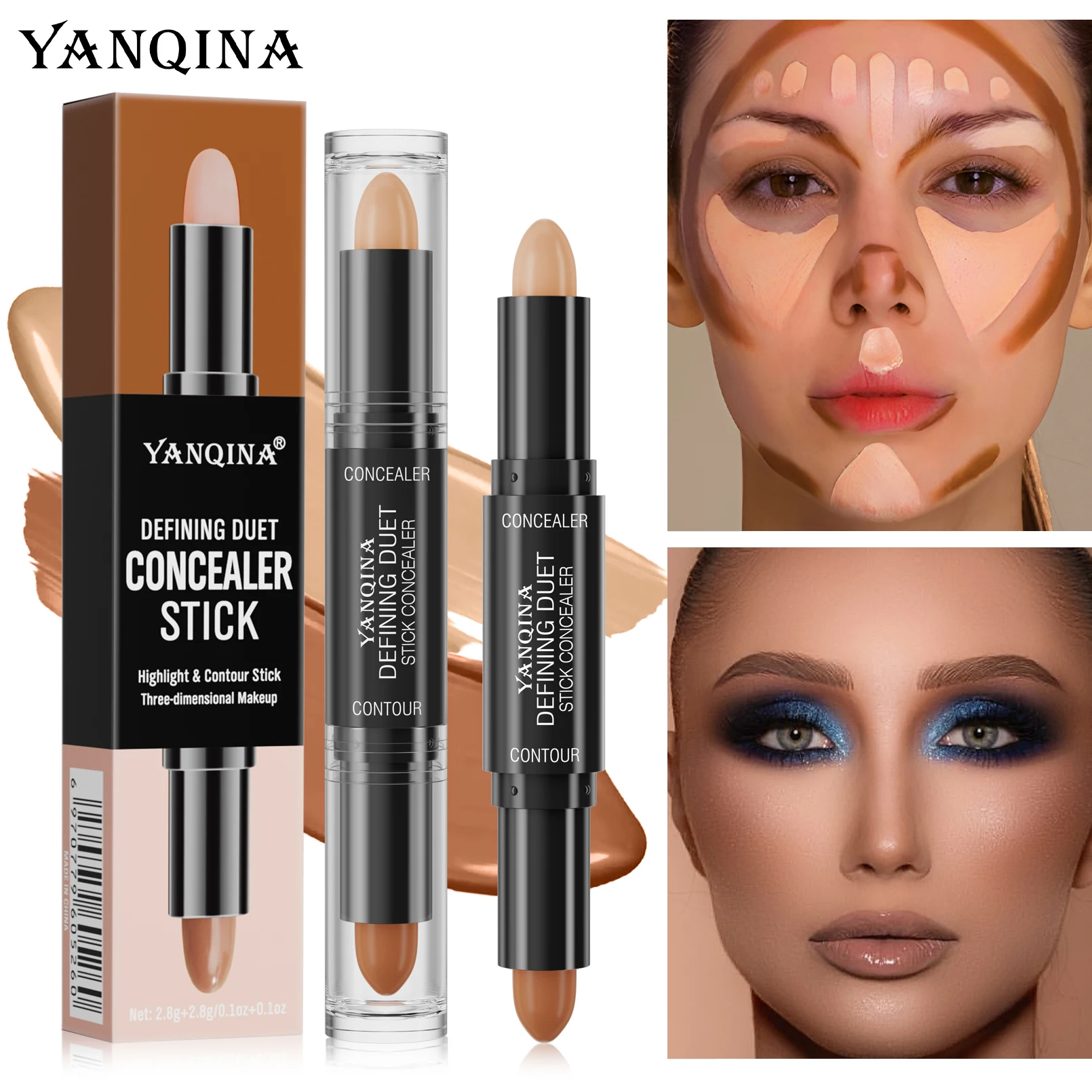 Corrector en Stick YANQINA – Cobertura Precisa y Natural