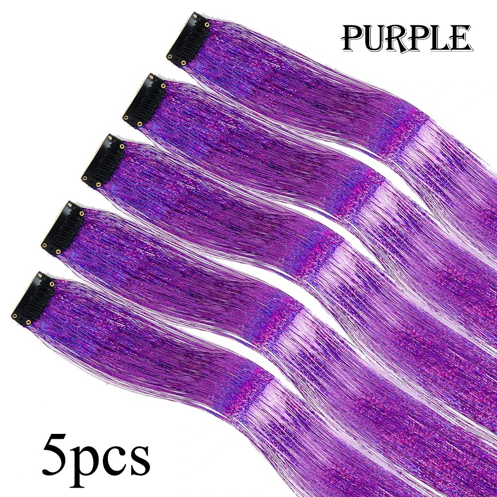 Kit de extensiones de cabello con brillo Hair Tinsel AliLeader (5 piezas) - Imagen 17