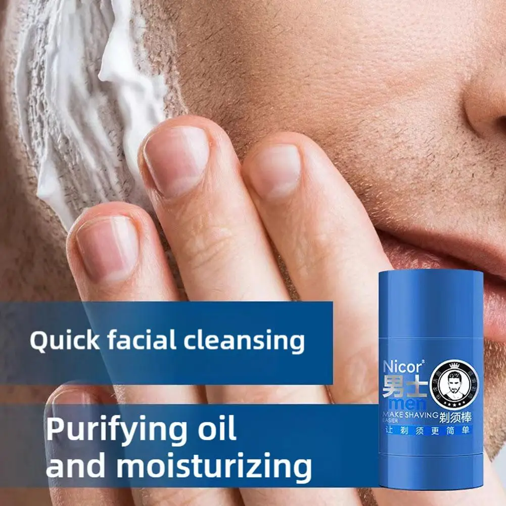 Men’s Shaving Cream Stick Mint Scent - Imagen 3