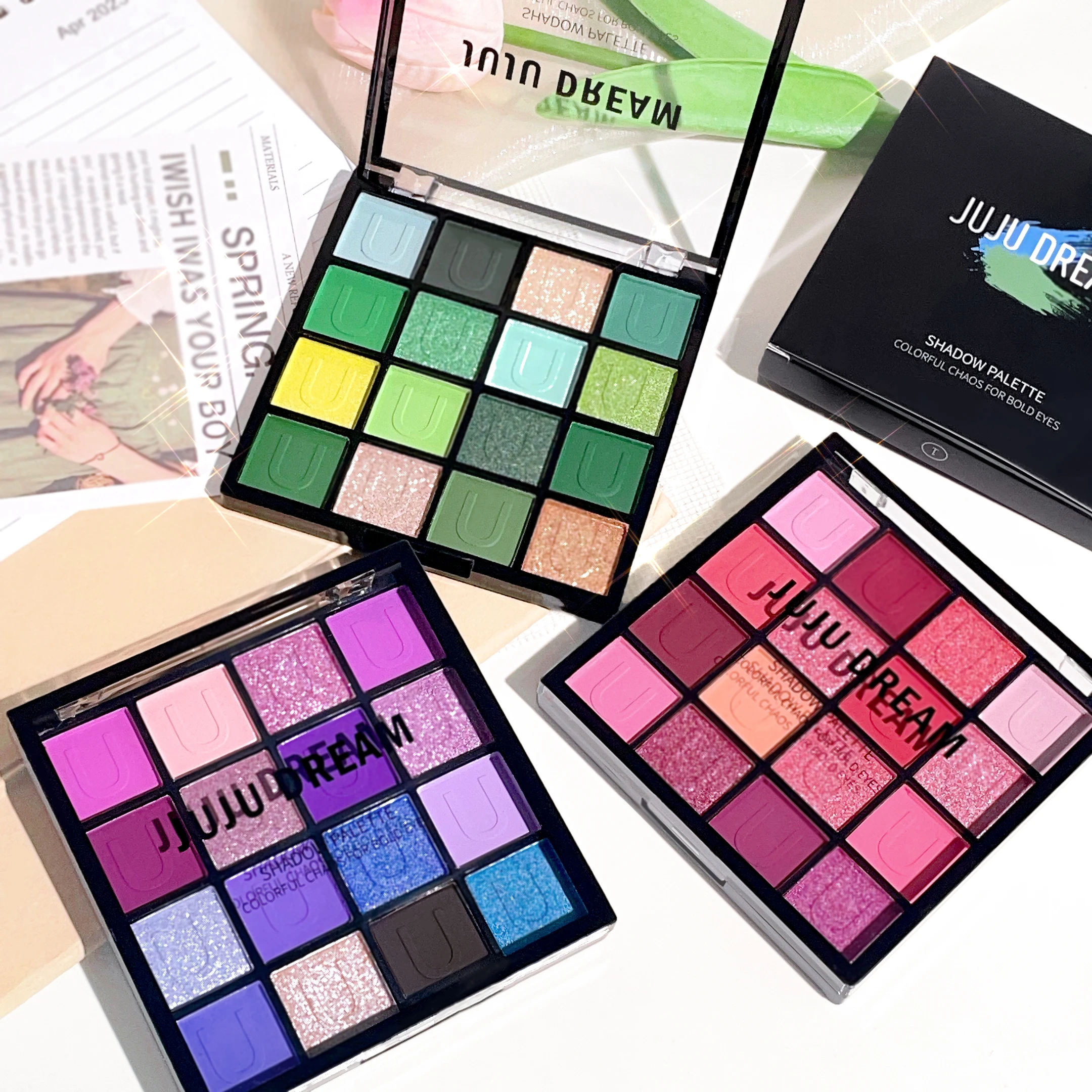 Paleta de Sombras de Ojos JUJU Dream: Brillo y Duración - Imagen 6