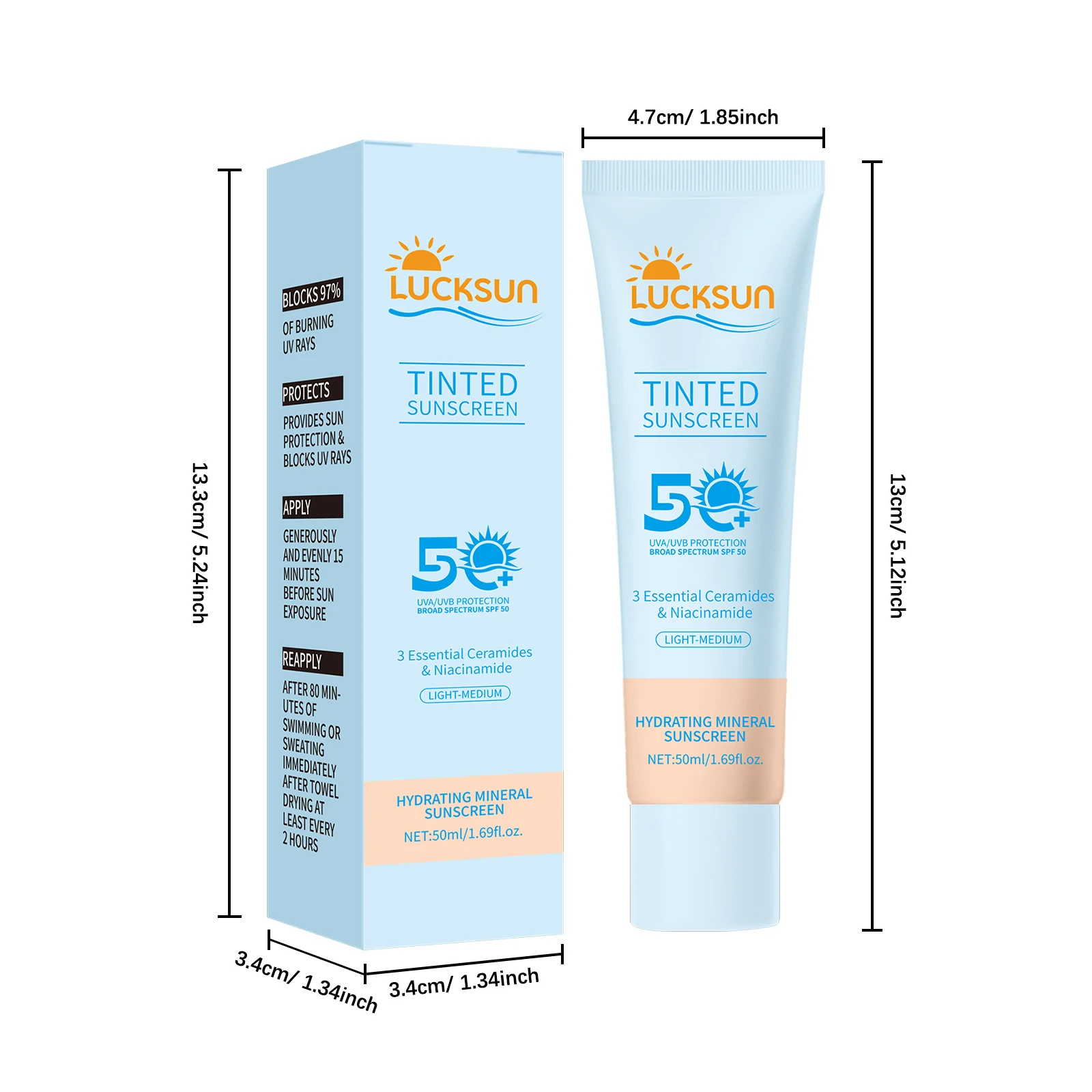 LUCKSUN protector solar SPF 50 - Imagen 6