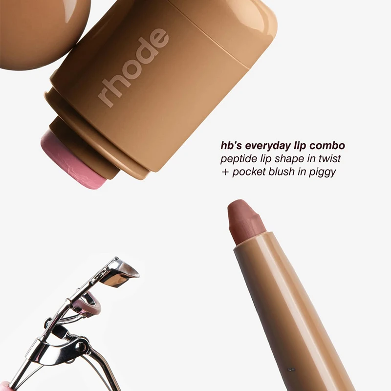 RHODE Skin Balm Jelly Bean Lip Gloss & Pocket Blush Stick - Imagen 6