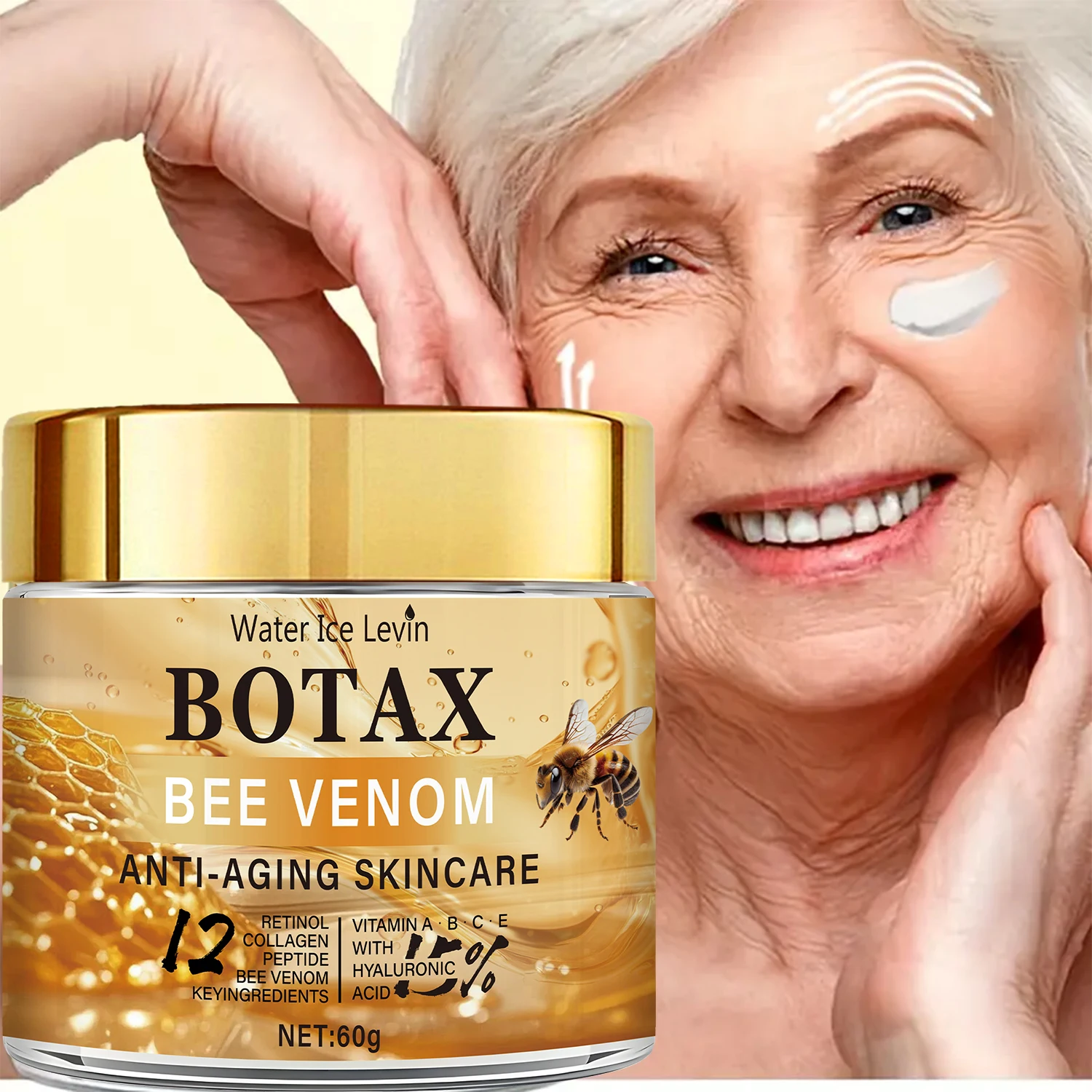 Crema Bee Venom Botax con retinol y ácido hialurónico