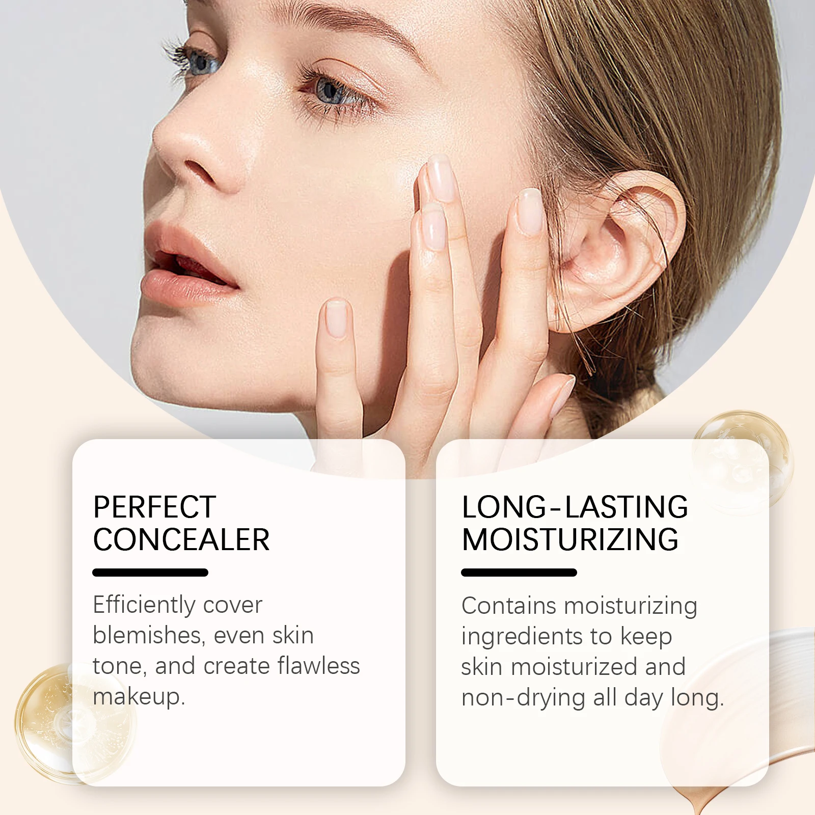 Base de Maquillaje Color Changing 4 en 1 Eelhope SPF 50 - Imagen 4