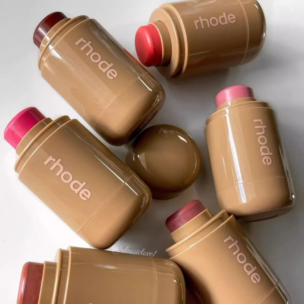 RHODE Skin Balm Jelly Bean Lip Gloss & Pocket Blush Stick