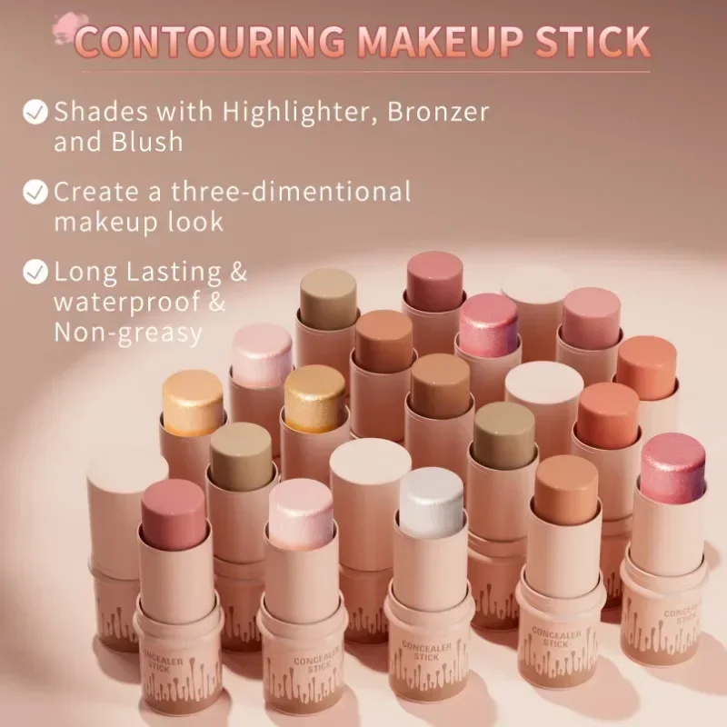 Makeup Face Contouring Bronzer Stick multifuncional - Imagen 5