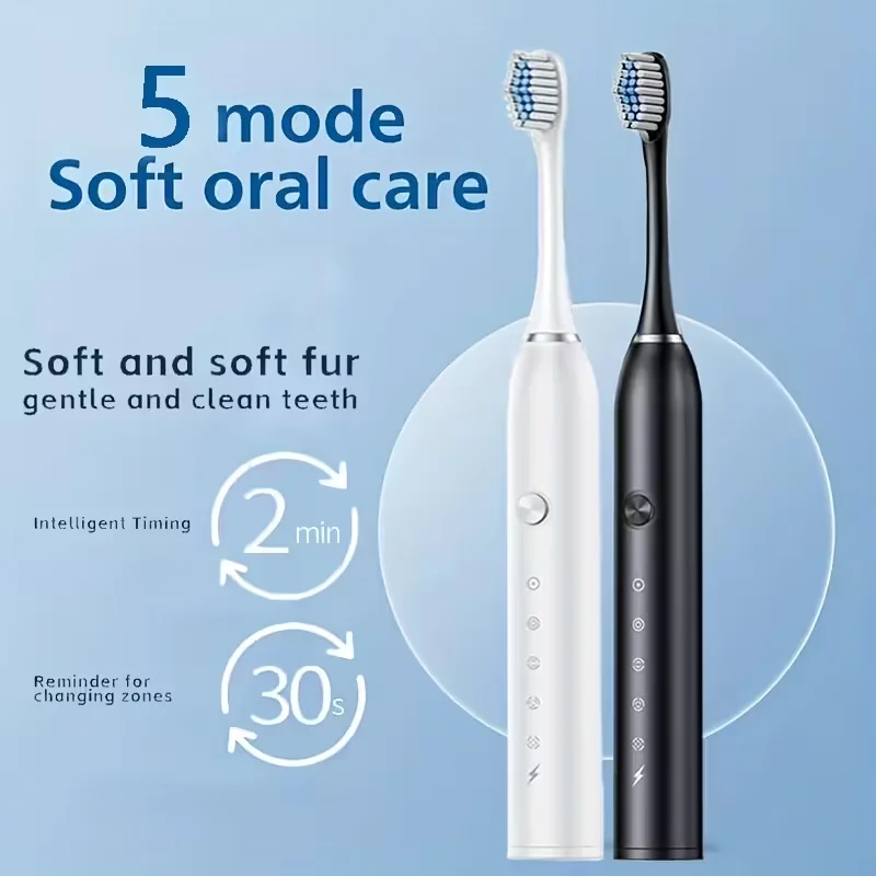 Cepillo de dientes eléctrico sónico recargable - Imagen 3