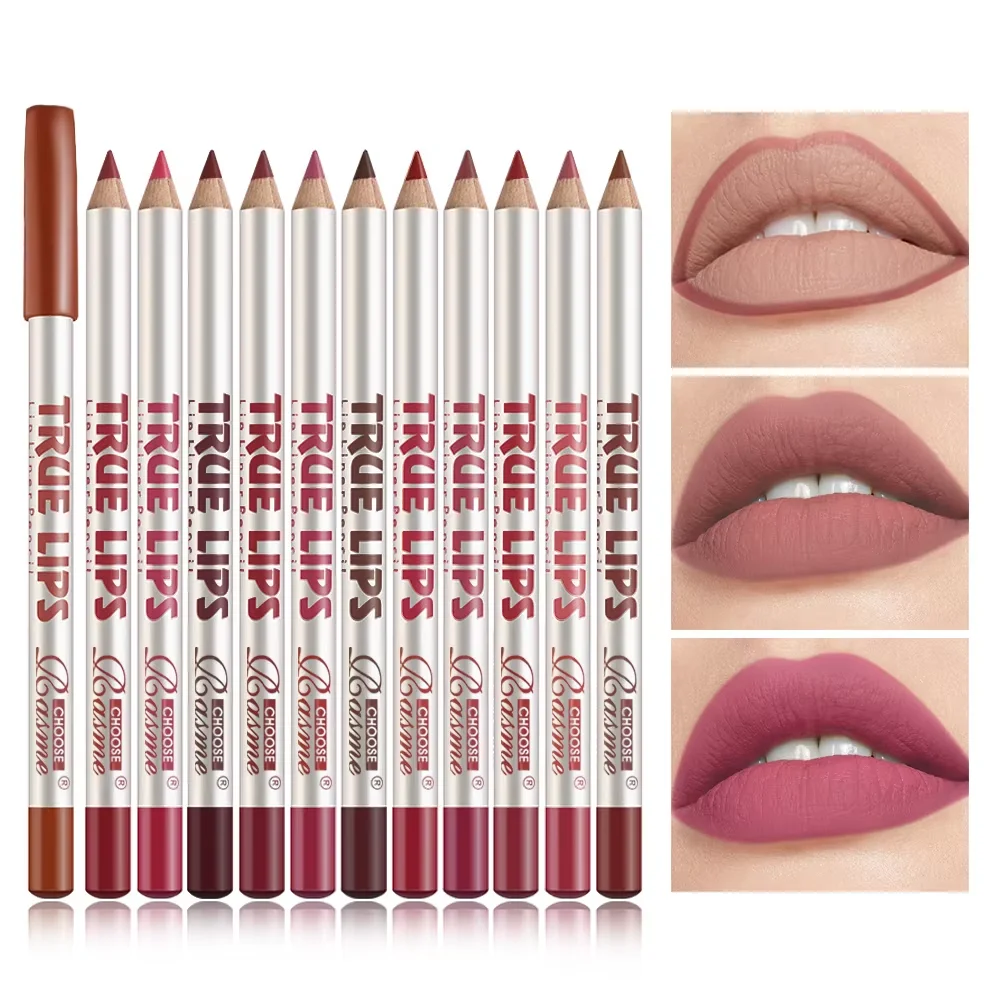 Set de 12 Labiales de Larga Duración con Perfilador Profesional y Gloss Mate - Imagen 10