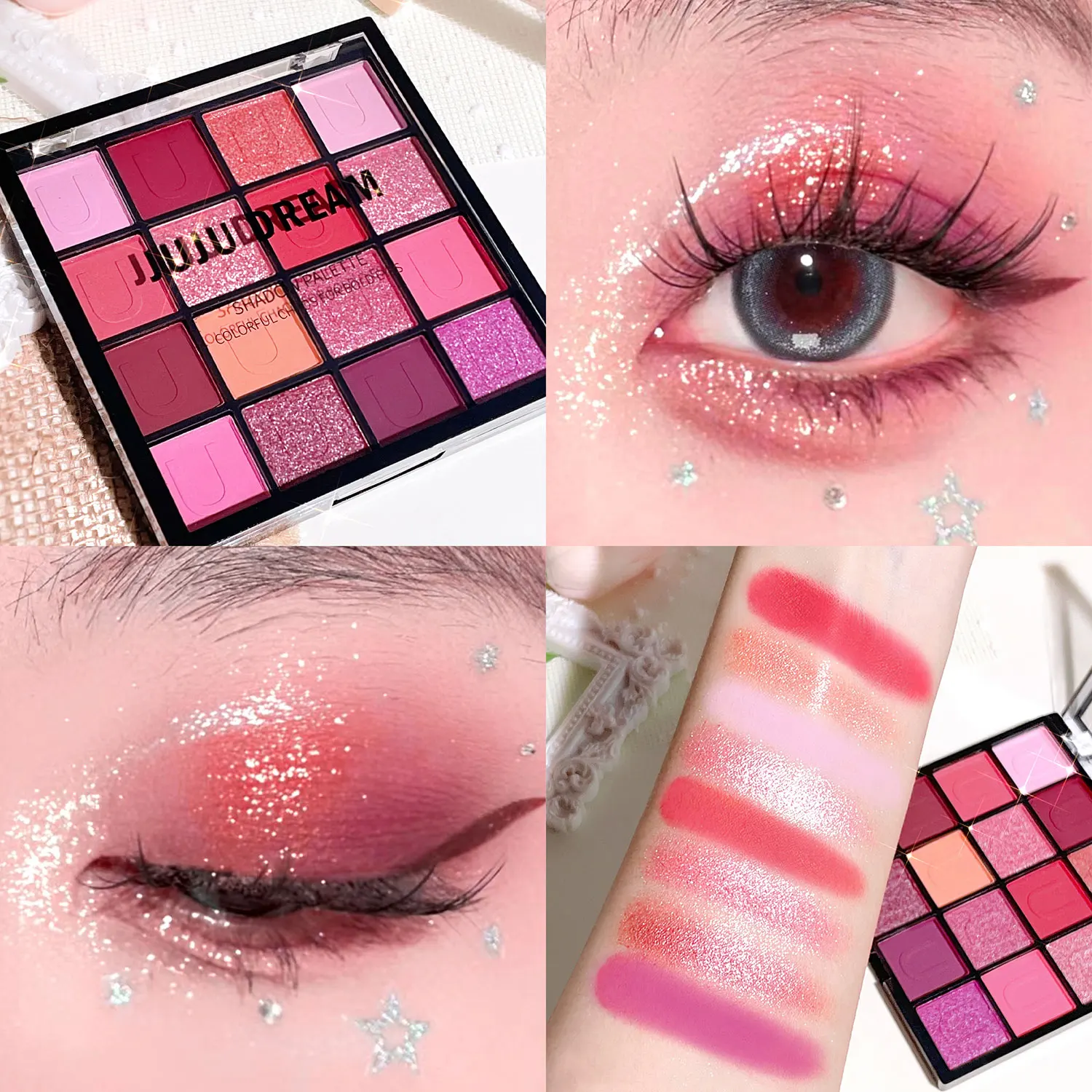 Paleta de Sombras de Ojos JUJU Dream: Brillo y Duración - Imagen 2