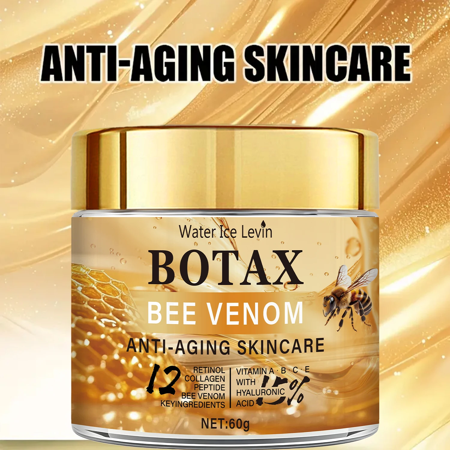 Crema Bee Venom Botax con retinol y ácido hialurónico - Imagen 4