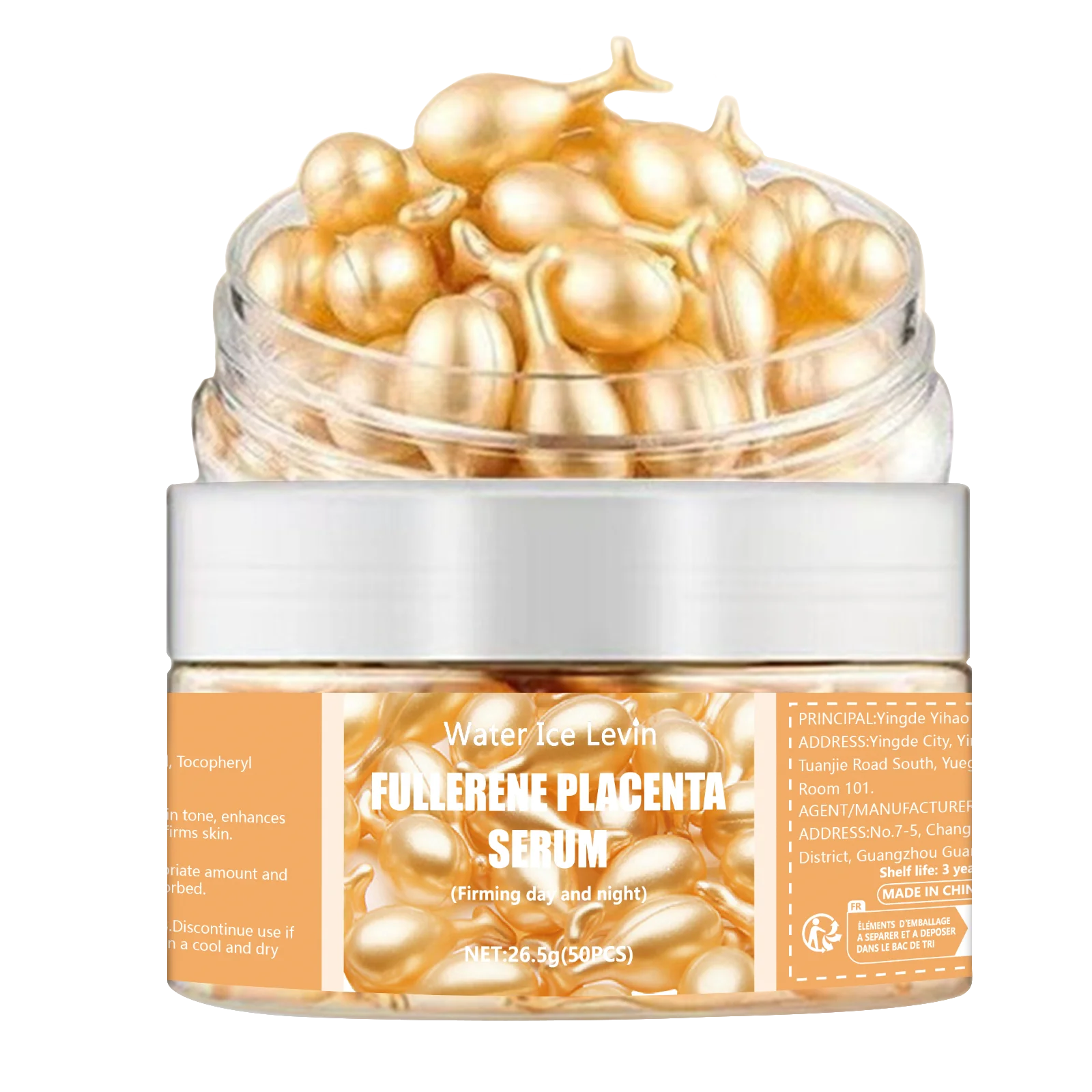 Cápsulas sérum de colágeno con ácido hialurónico Water Ice Levin - Imagen 8