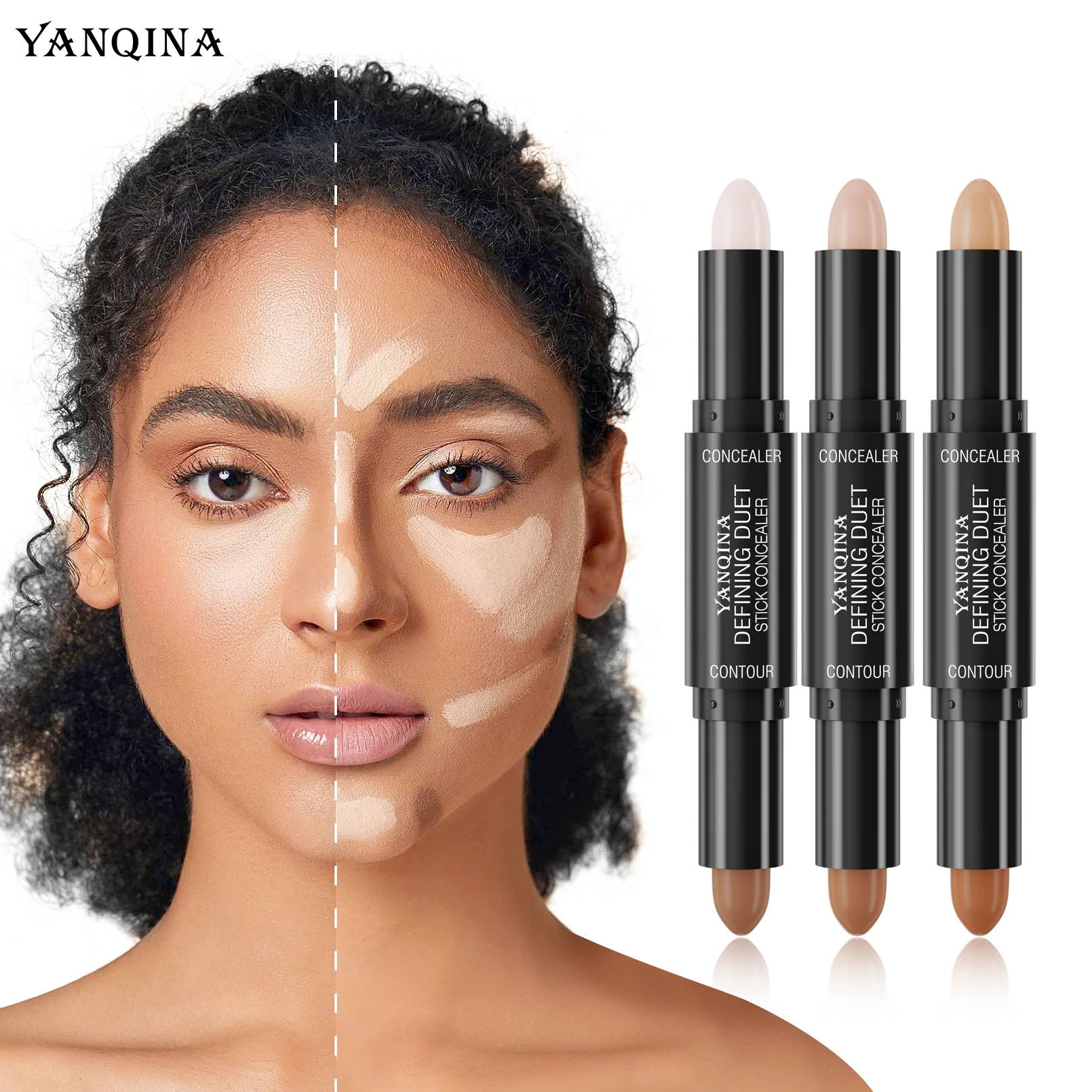 Corrector en Stick YANQINA – Cobertura Precisa y Natural - Imagen 4