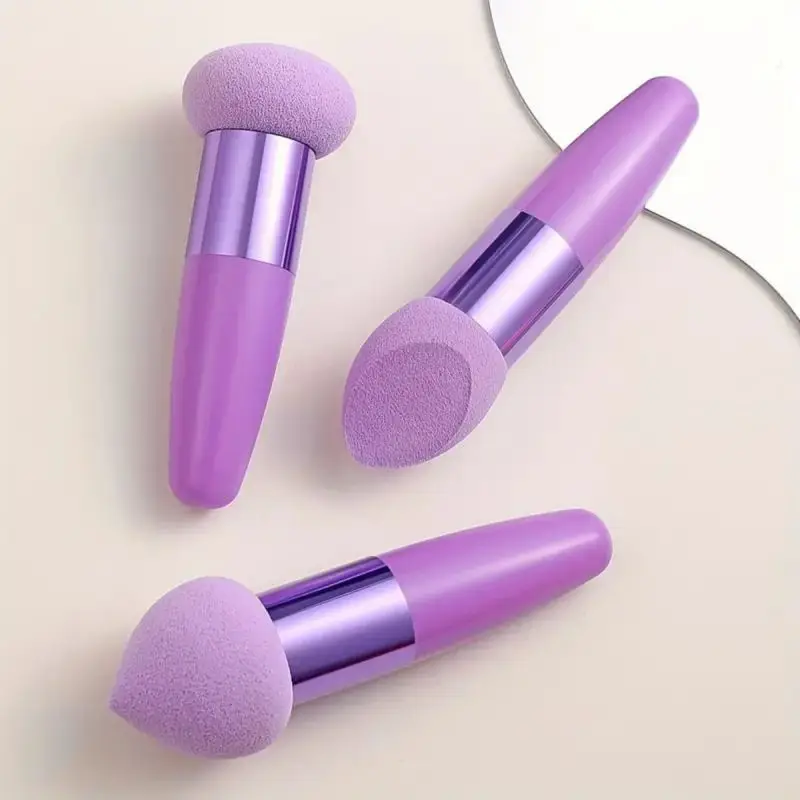 Set de 3 esponjas de maquillaje con mango - Imagen 2