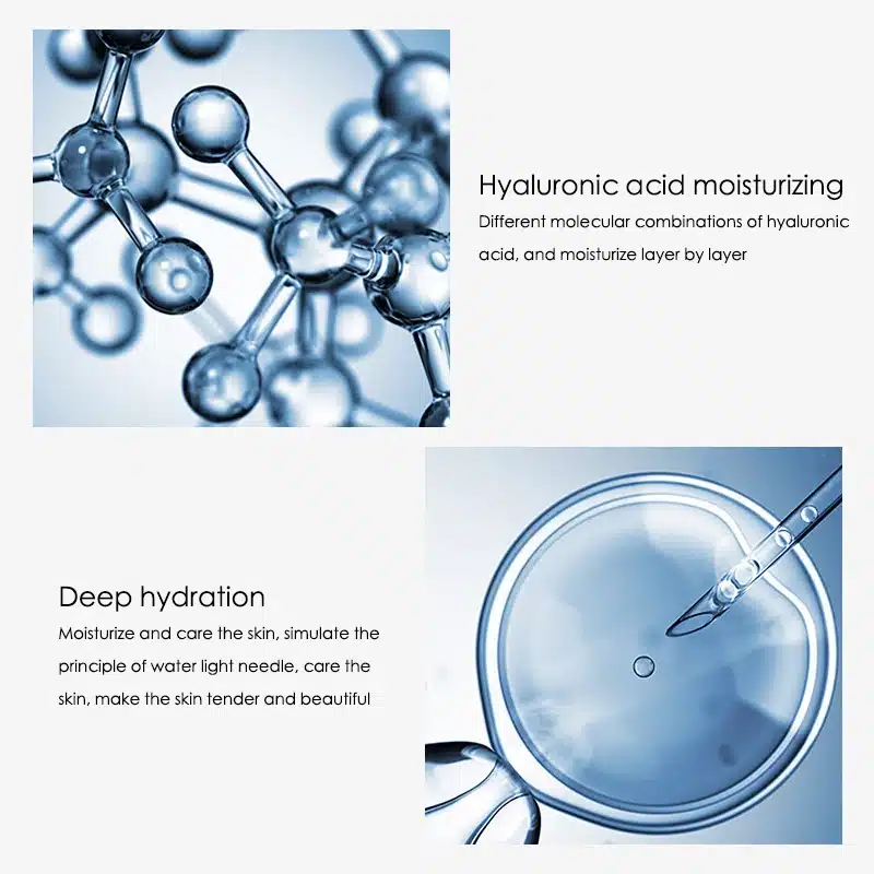 10pcs 24K Gold Hyaluronic Acid Face Mask - Imagen 4