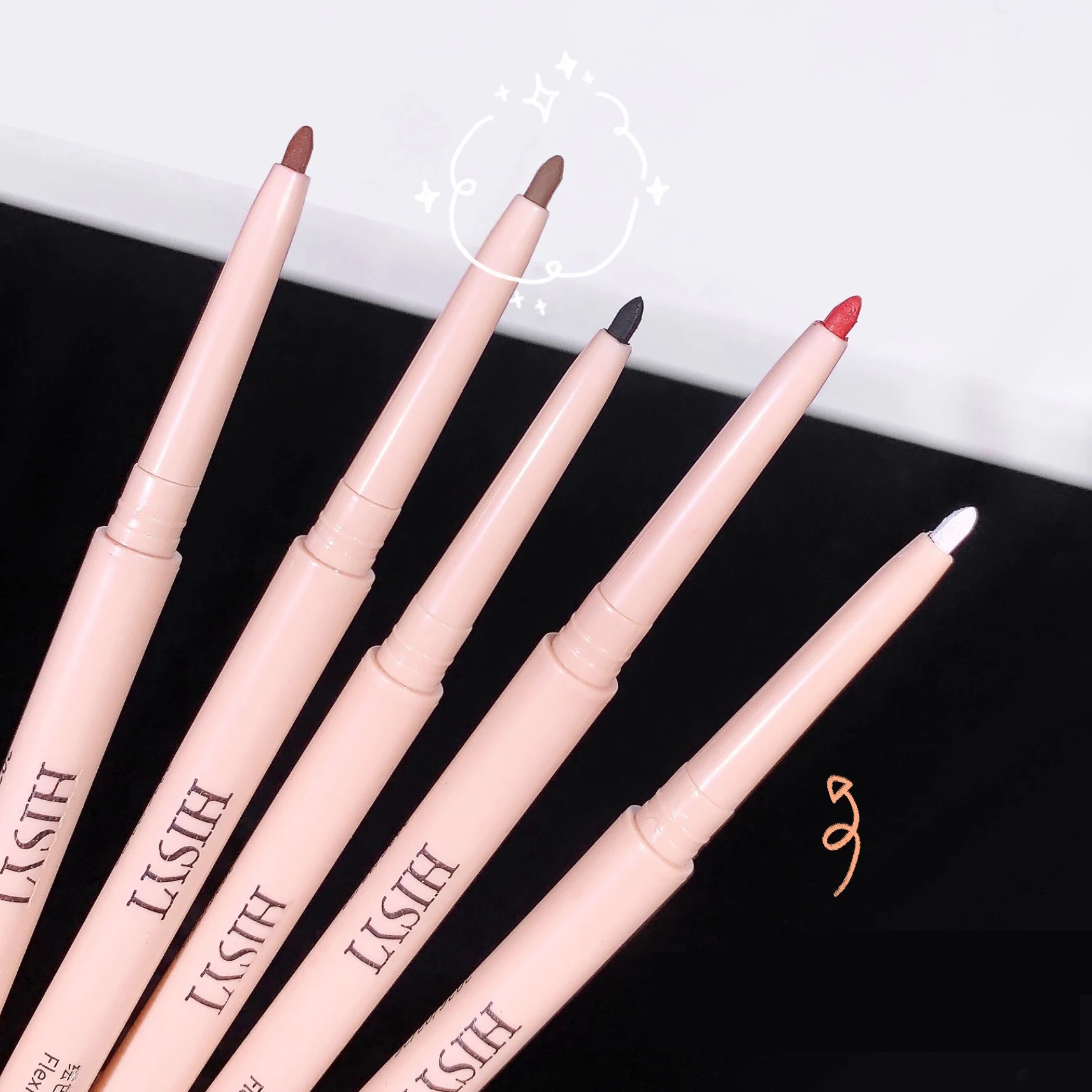 Matte Red Brown Eyeliner Gel Pencil - Imagen 5