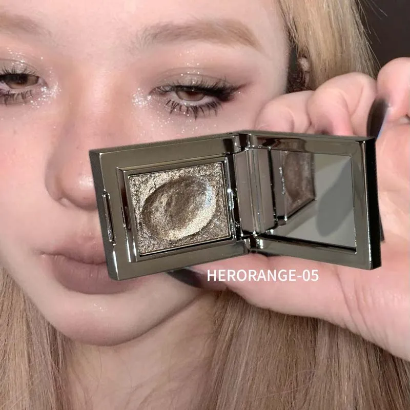 HERORANGE Metallic Glitter Pearlescent Eyeshadow Cream - Imagen 9