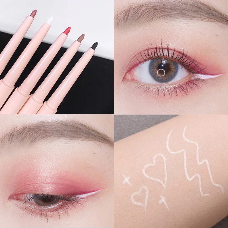 Matte Red Brown Eyeliner Gel Pencil - Imagen 11