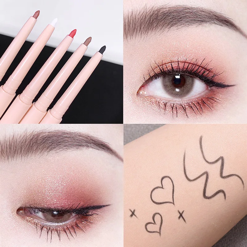 Matte Red Brown Eyeliner Gel Pencil - Imagen 7