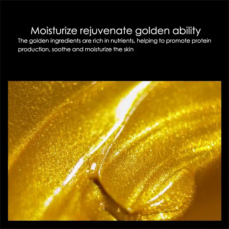 10pcs 24K Gold Hyaluronic Acid Face Mask - Imagen 3