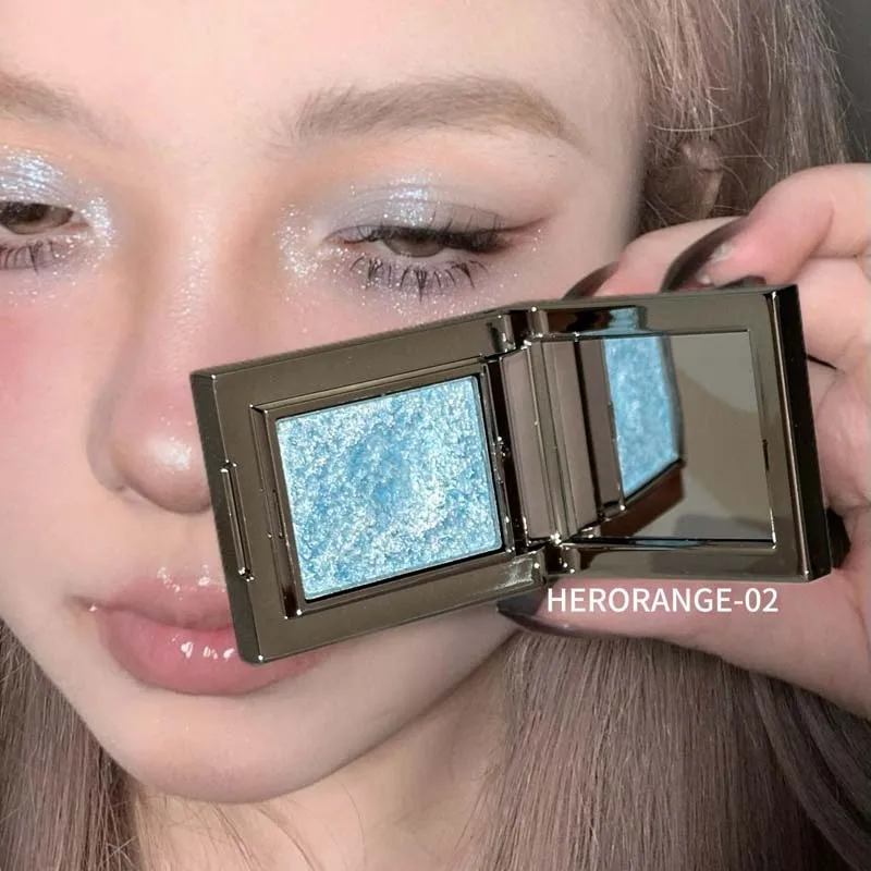 HERORANGE Metallic Glitter Pearlescent Eyeshadow Cream - Imagen 14