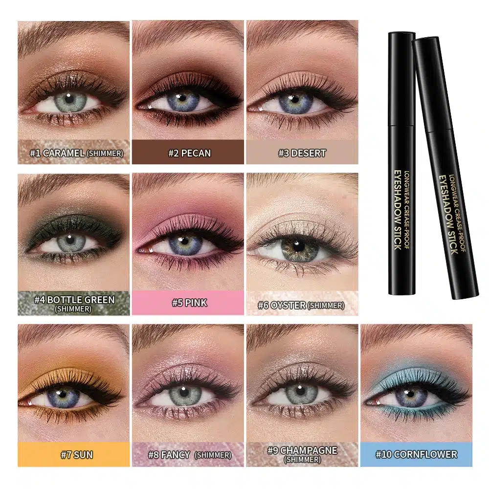 Eyeshadow Stick 10 Colors Shimmer and Matte - Imagen 2