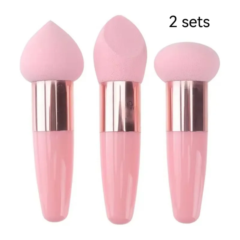 Set de 3 esponjas de maquillaje con mango - Imagen 7