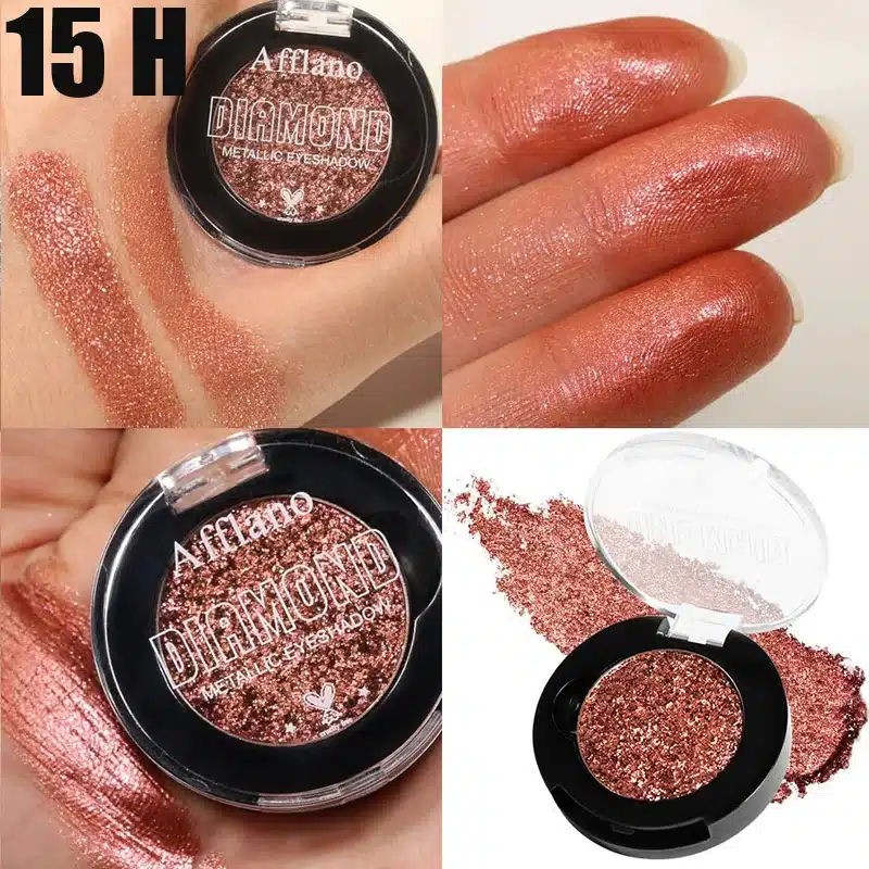 Afflano Shimmer Glitter Eyeshadow Palette - Imagen 9