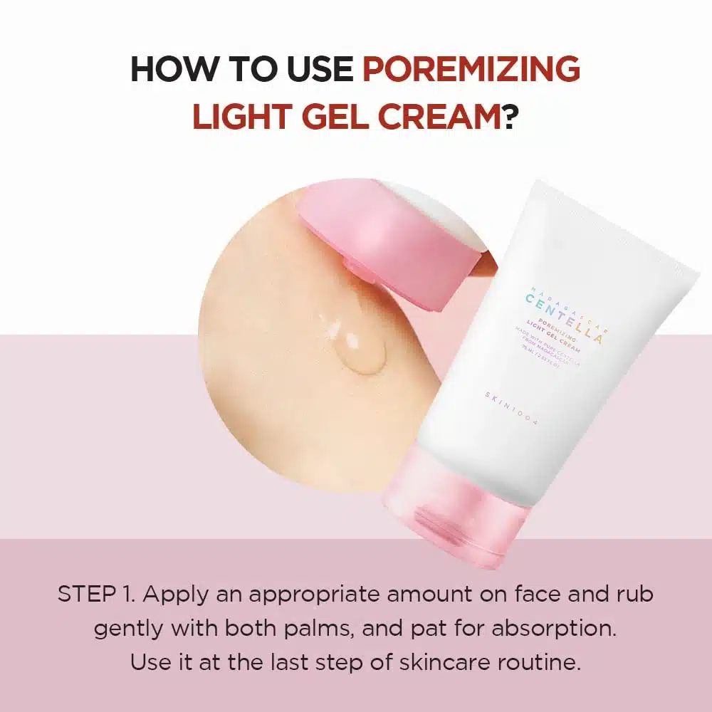 SKIN1004 Madagascar Centella Poremizing Light Gel Cream 75 ml - Imagen 5