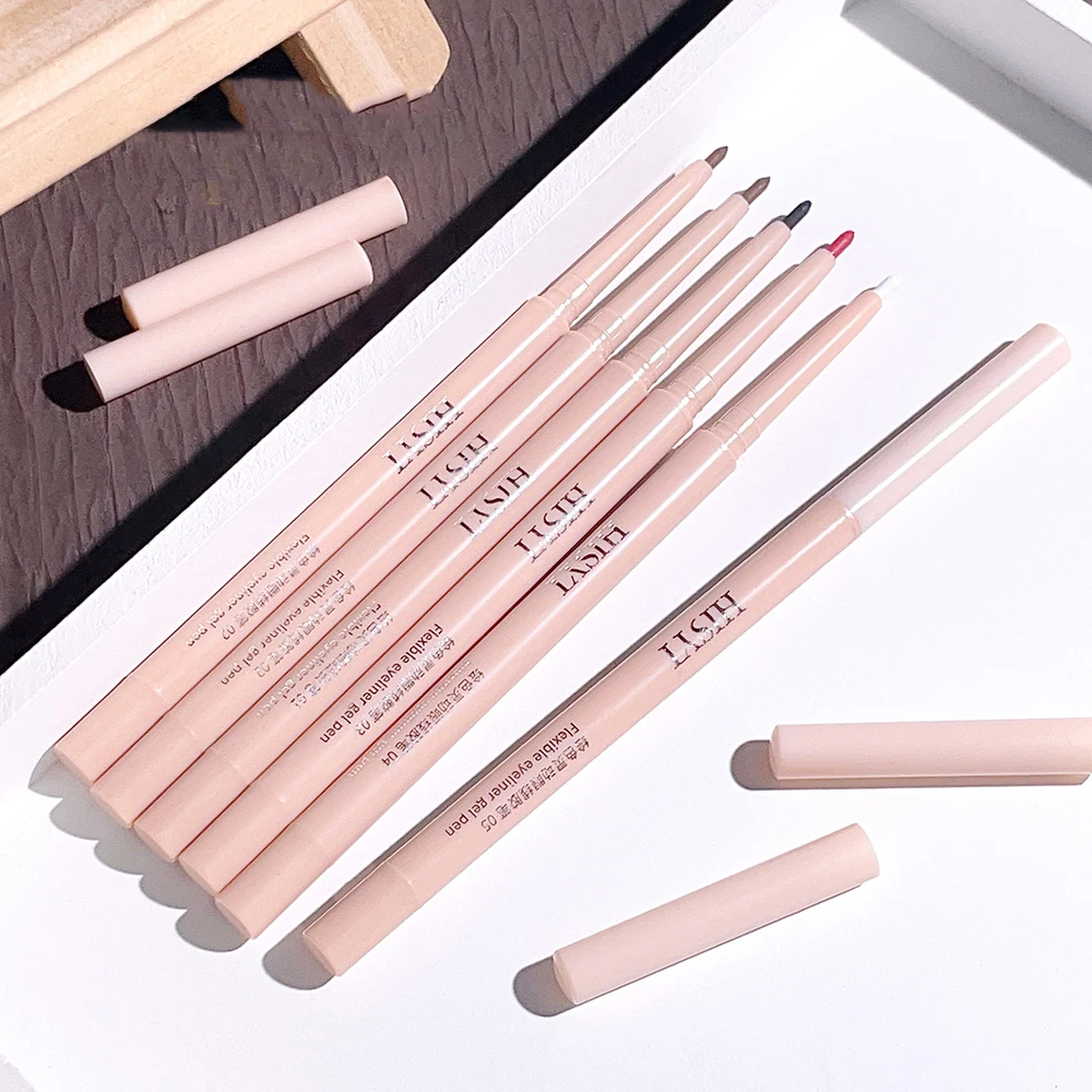 Matte Red Brown Eyeliner Gel Pencil - Imagen 6