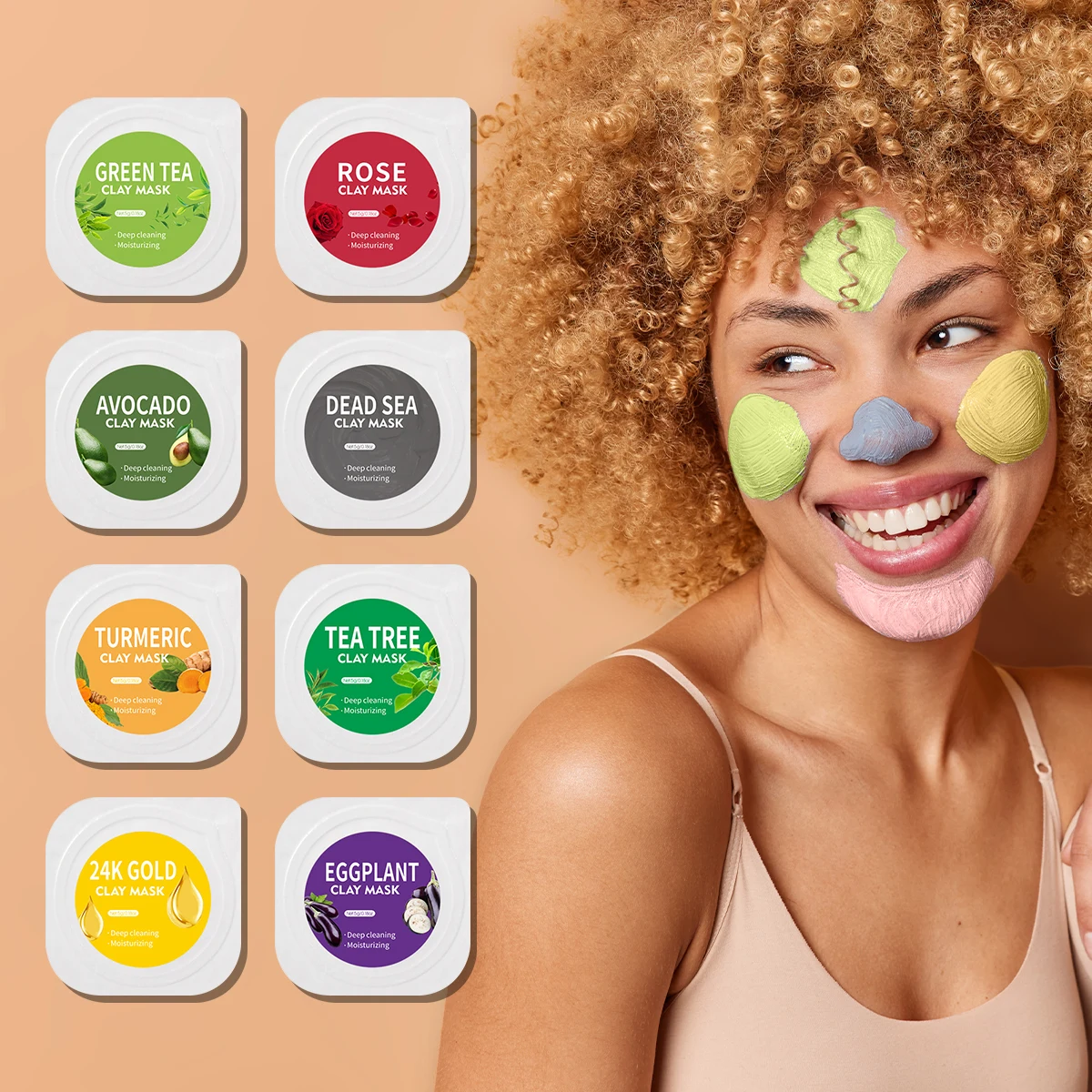 Hllozzi Facial Cleansing Mud Mask - Imagen 6