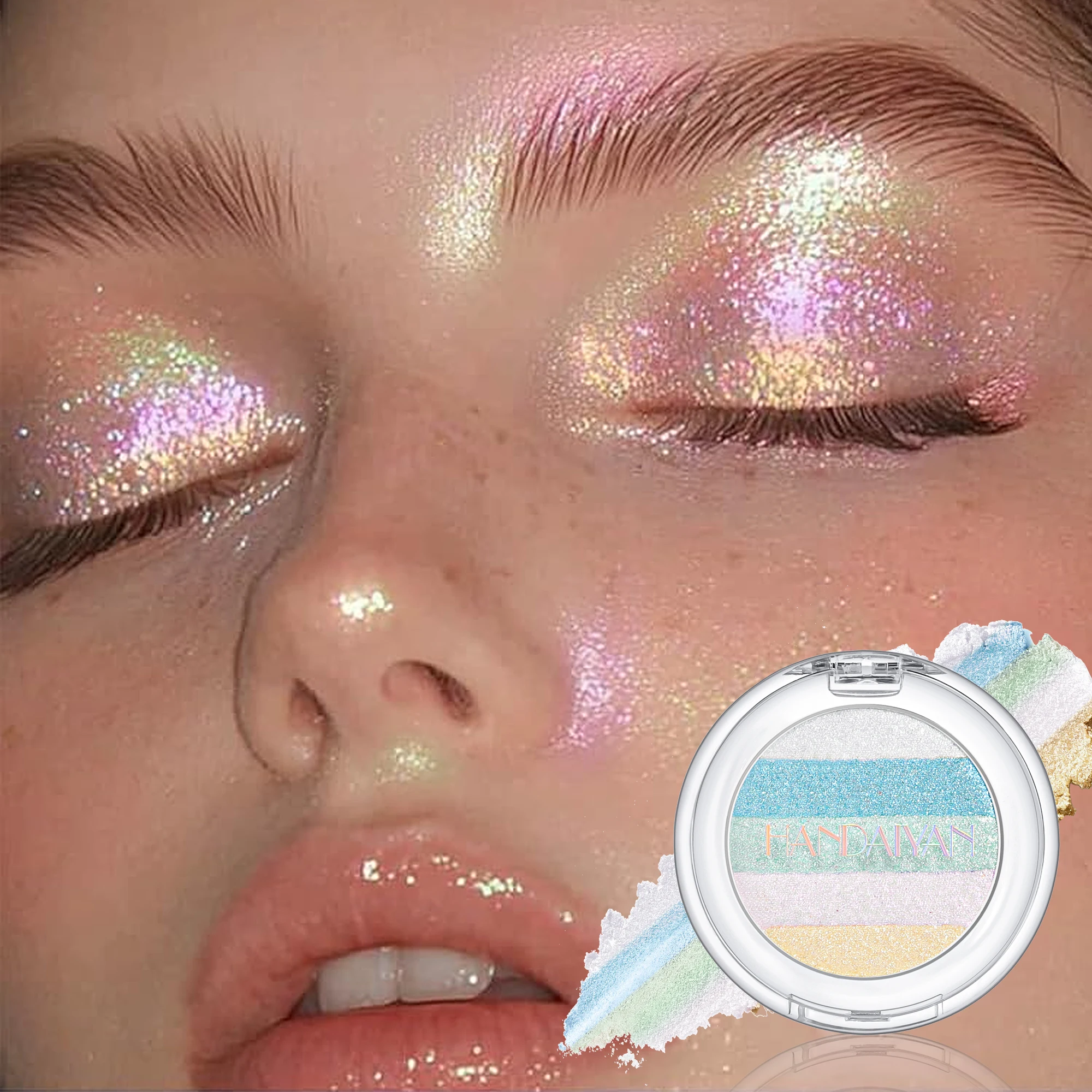 Paleta iluminadora arcoíris efecto camaleón - Imagen 3