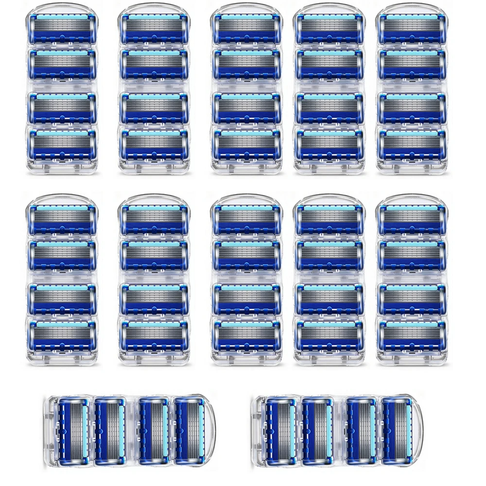 Universal 5 Layer Manual Razor Replacement Blades Head Set - Imagen 8